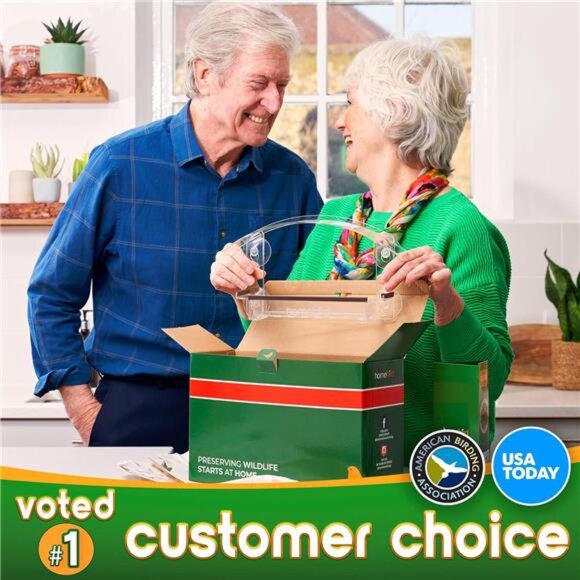 Window Bird Feeder with Strong Suction Cups - (Upgraded 2025 Model) Clear - Picture 2 of 7